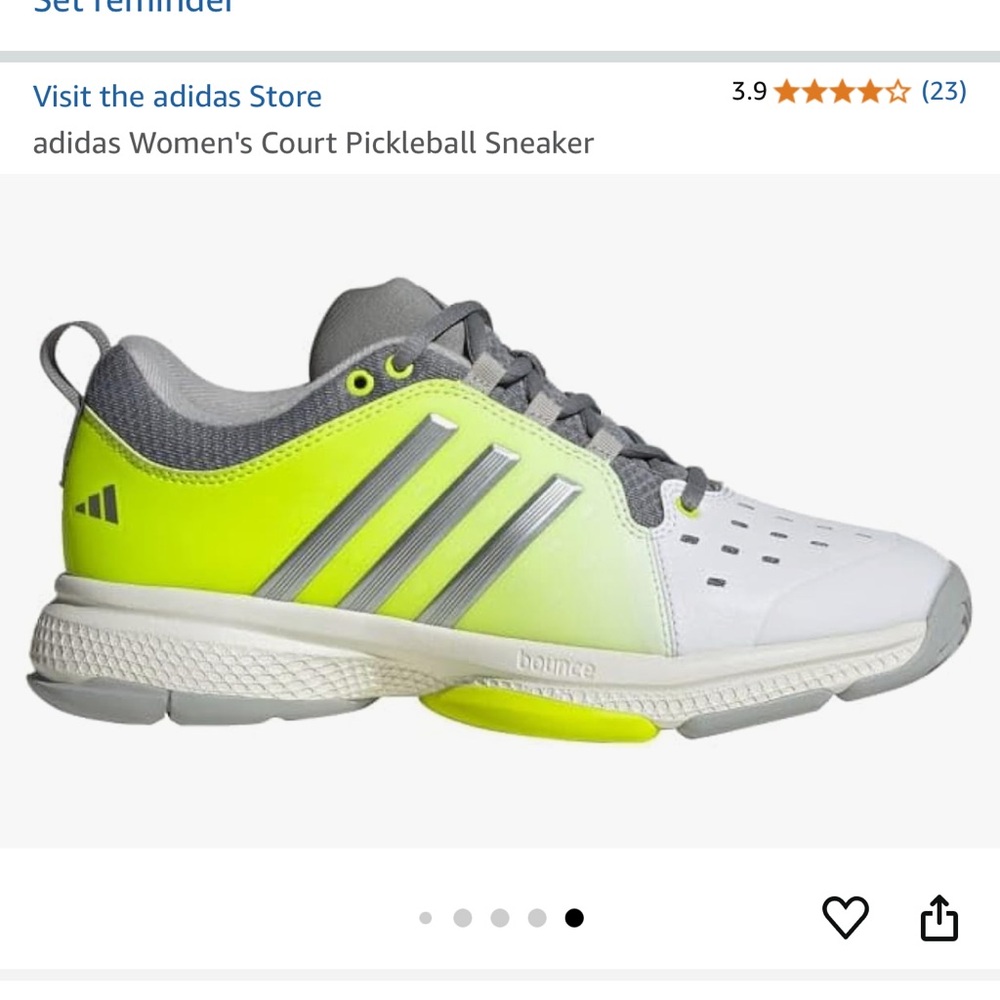 Adidas Women's Court Pickleball Sneaker